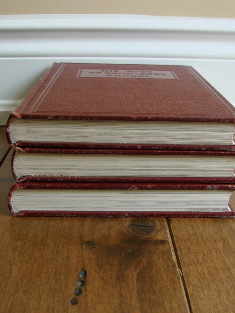 Vintage Books The Book of Knowledge Annual 1951 1952 1954 Hardcover Excellent!! - Picture 8 of 10